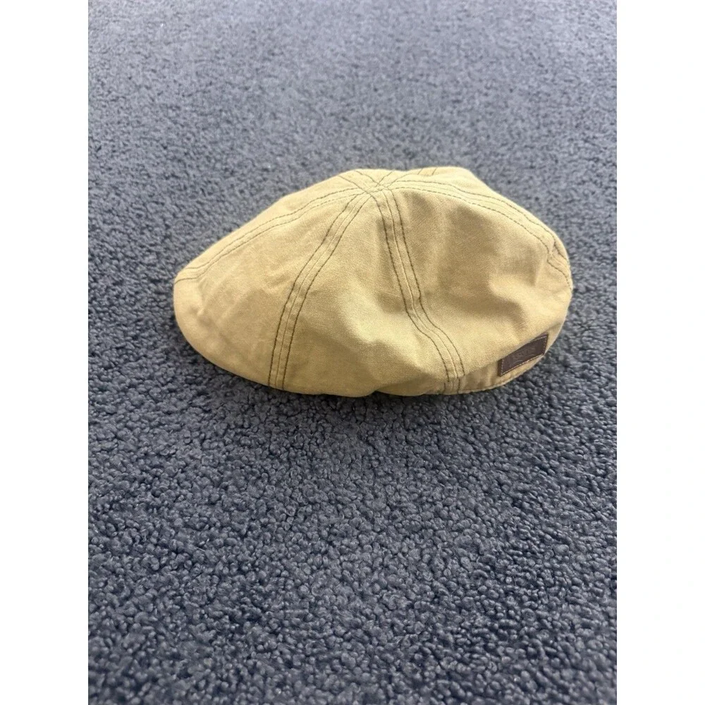 Levi's Men's Flat Cap Hat - Beige Solid Pattern, Size S/M